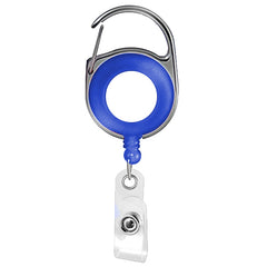 Translucent Carabiner Badge Reel - Blue