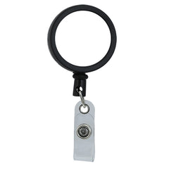 Large Face Plastic Badge Reel with Metal Back