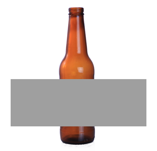 Design your own Beer Bottle Labels - 6 PACK - Grey