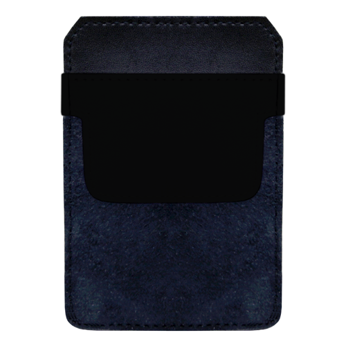 Small Customizable DekoPokit Leather Pocket Protector/Bottle Opener Holder - BLACK