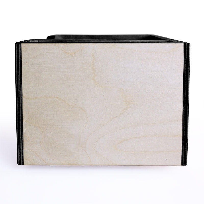 Customizable Wooden Bar & Counter Caddy with Black Interior