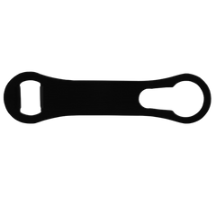 Screen Printed Colored Stainless Steel V-Rod® Opener - BLACK
