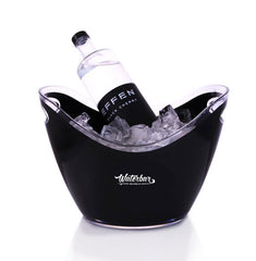 Premium Acrylic Ice & Bottle Bucket - Black