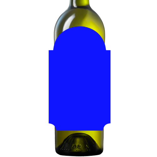 Design your own Wine Bottle Labels - Blue