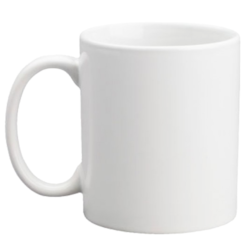 Plain white deals mugs