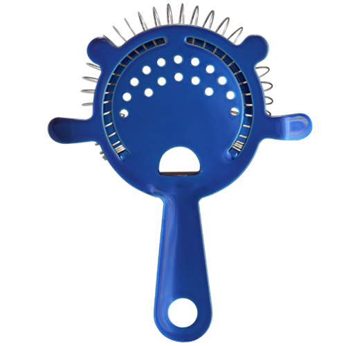Cocktail Strainer - 4 Prong Candy Blue