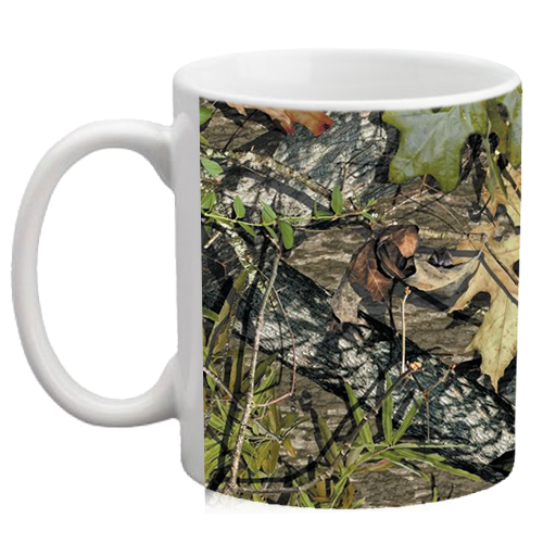 Custom Coffee Mug - Realistic Tree Camo - 11 ounce