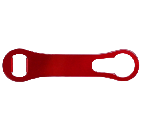 Screen Printed Colored Stainless Steel V-Rod® Opener - RED