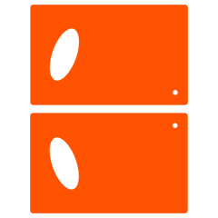 Kolorcoat™ Credit Card Opener - Orange