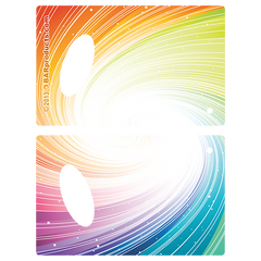 Kolorcoat™ Credit Card Opener - Rainbow Swirl