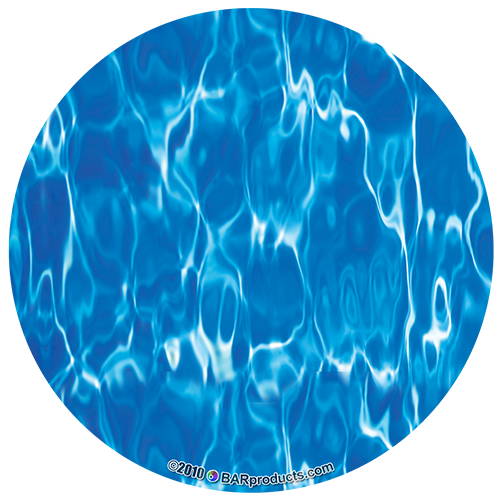 Kolorcoat™ Round Foam Coasters (4 Pack) - Water