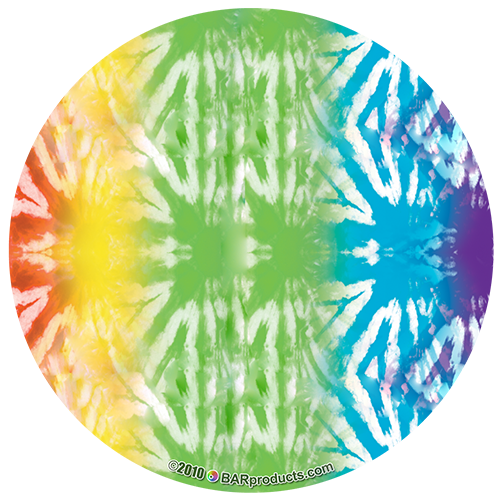 Kolorcoat™ Round Foam Coasters (4 Pack) - Tie Dye Zebra