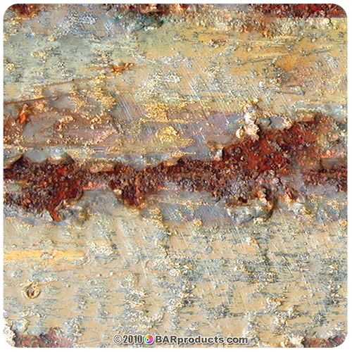 Kolorcoat™ Square Foam Coasters (4 Pack) - Rust | logobarproducts