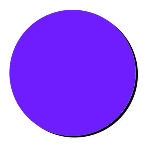 Kolorcoat™ Beer Bucket Coaster 8.75" Diameter Purple logobarproducts