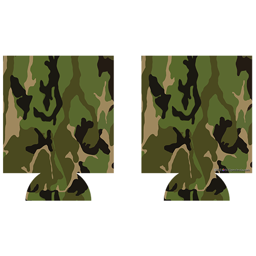 Kolorcoat™ Can Cooler (2 Pack) - Green Camo