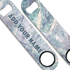 ADD YOUR NAME SPEED Bottle Opener – Marble - Purple