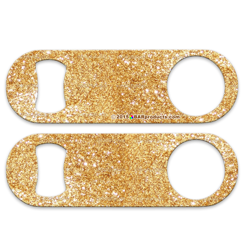 Glitter Backgrounds 5" Medium Speed Opener - Gold