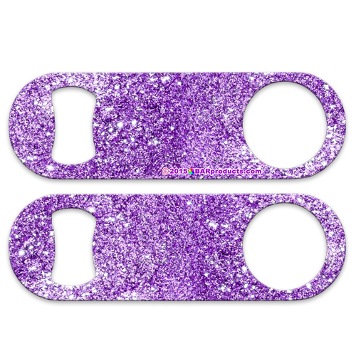 Glitter Backgrounds 5" Medium Speed Opener - Purple