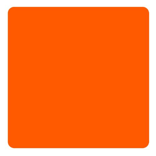 Kolorcoat™ Square Foam Coasters (4 Pack) - Orange