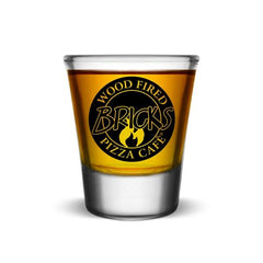Customizable 1.5oz Thick Base Clear BarConic® Shot Glass