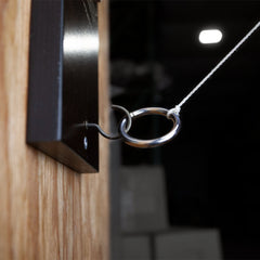 CUSTOMIZABLE Wall Mounted Folding Ring Toss - Bull - Hardware Hook