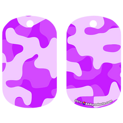 Kolorcoat™ Dog Tag - Purple Camo