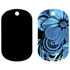 Kolorcoat™ Dog Tag - Vector Flowers