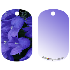 Kolorcoat™ Dog Tag - Purple Flowers