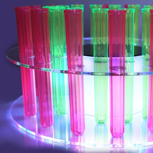 Test Tube Shot Serving Tray Remote Controlled - 32 Hole LED