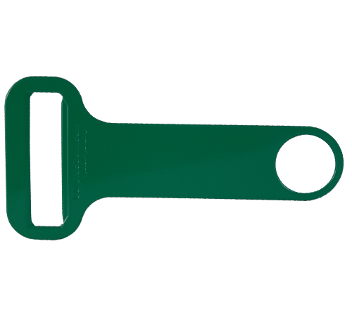 Screen Printed Colored Stainless Steel Hammerhead™ Opener - GREEN