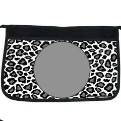 Gray Leopard Two-Pocket Custom Kolorcoat™ Server Apron