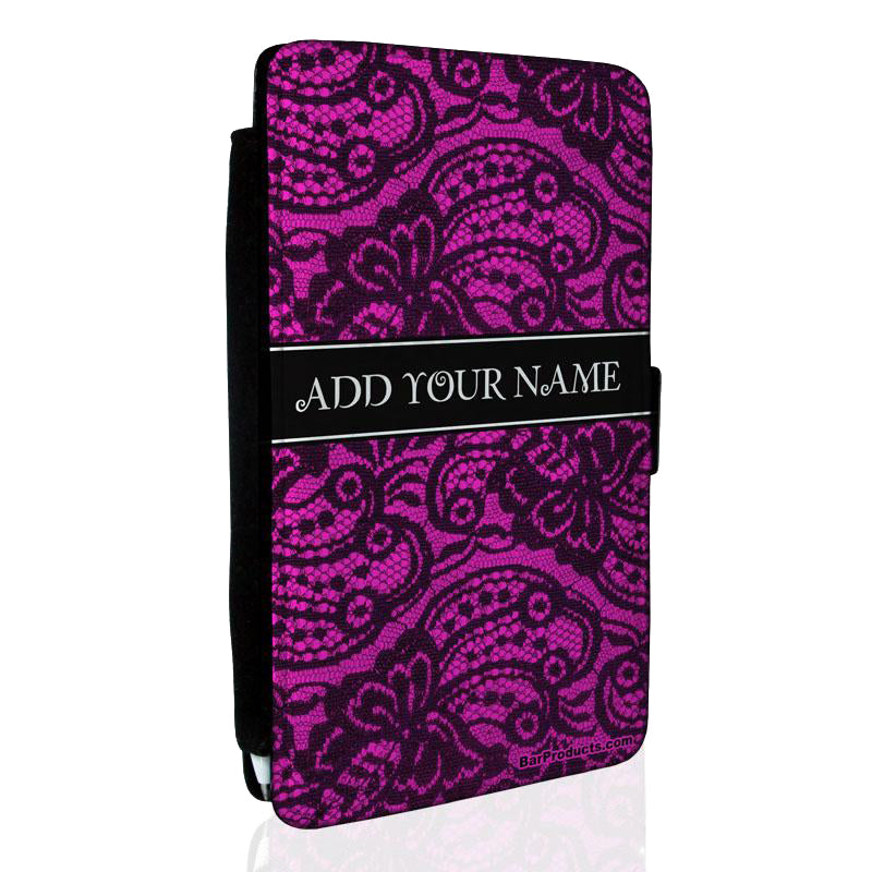 ADD YOUR NAME Guest Check Pad Holder - Sexy Lace