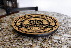 Wood Lazy Susan - Customized - Add Your Name - Premium - Size Variations