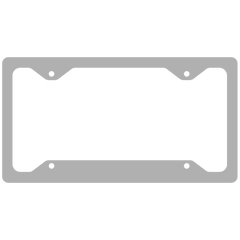 License Plate Frame - Gray