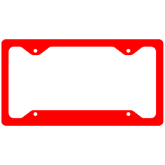 License Plate Frame - Red