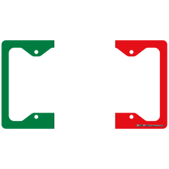 License Plate Frame - Mexico Flag