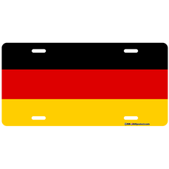 Custom License Plate - Germany Flag