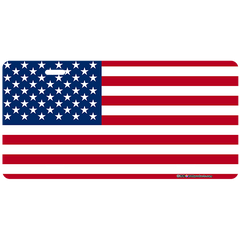 Custom License Plate - US Flag
