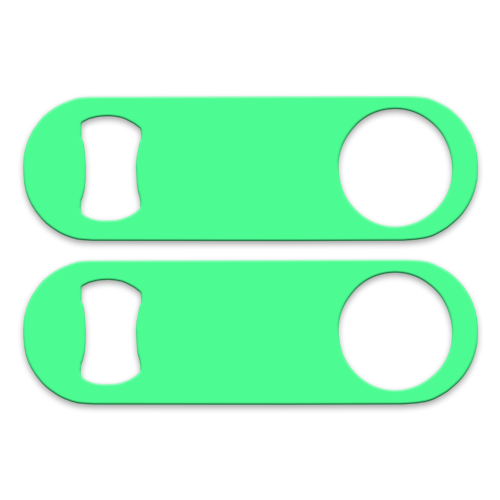 Solid Color Background 5" Medium Speed Opener - Light Green