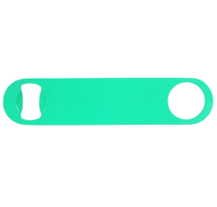 Screen Printed Colored Stainless Steel Speed Opener - Neon Green