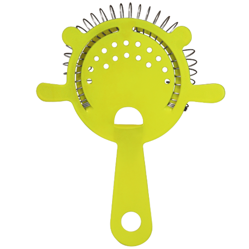 Cocktail Strainer - 4 Prong Neon Yellow