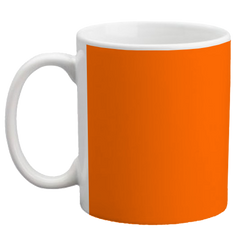 Custom Coffee Mug - Orange - 11 ounce