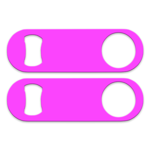 Solid Color Background 5" Medium Speed Opener - Pink
