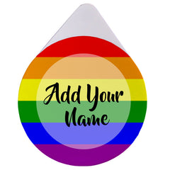 ADD YOUR NAME - Custom Glass Rimmer Lid - Pride