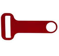 Screen Printed Colored Stainless Steel Hammerhead™ Opener - RED