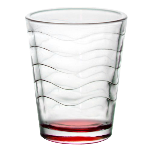 1.75oz Wave BarConic™ Shot Glass - RED