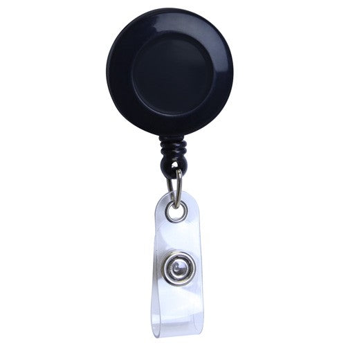 Standard Plastic Badge Reel - Black