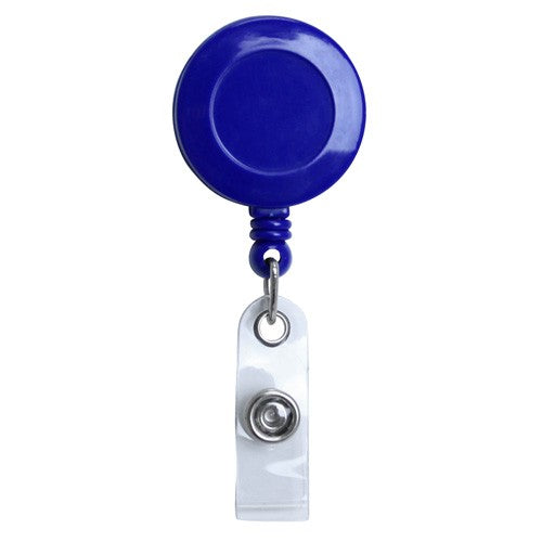 Standard Plastic Badge Reel - Blue
