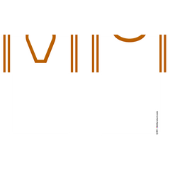 Kolorcoat™ T-Shirt Bottle Cooler - White and Orange