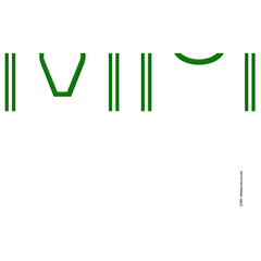 Kolorcoat™ T-Shirt Bottle Cooler - White and Green